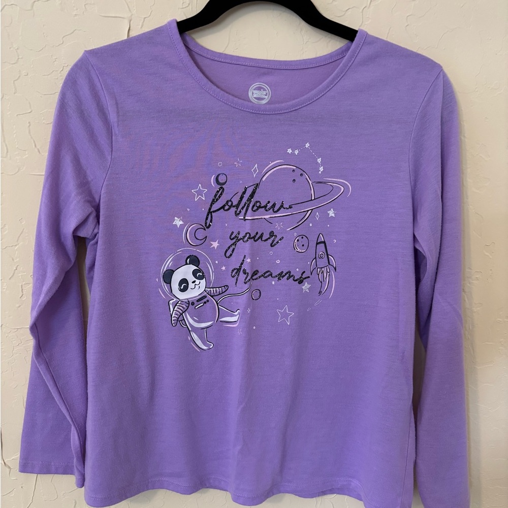 Purple Kids Long Sleeve Pajamas